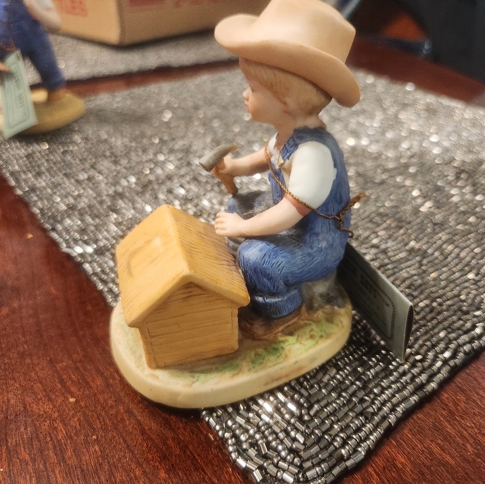 Denim Days by Homco Boy And Doghouse - Picture 4 of 5